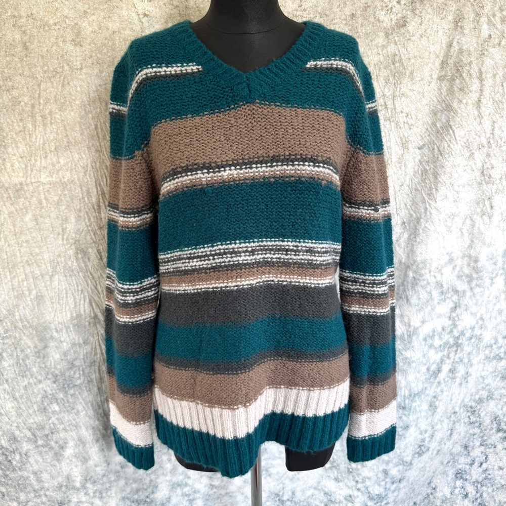 Natural Reflections Wool Blend Sweater - Large